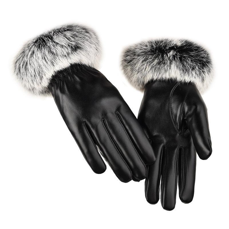 ❄2026 Elegant synthetic leather touchscreen gloves❄