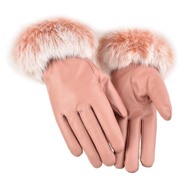 ❄2026 Elegant synthetic leather touchscreen gloves❄