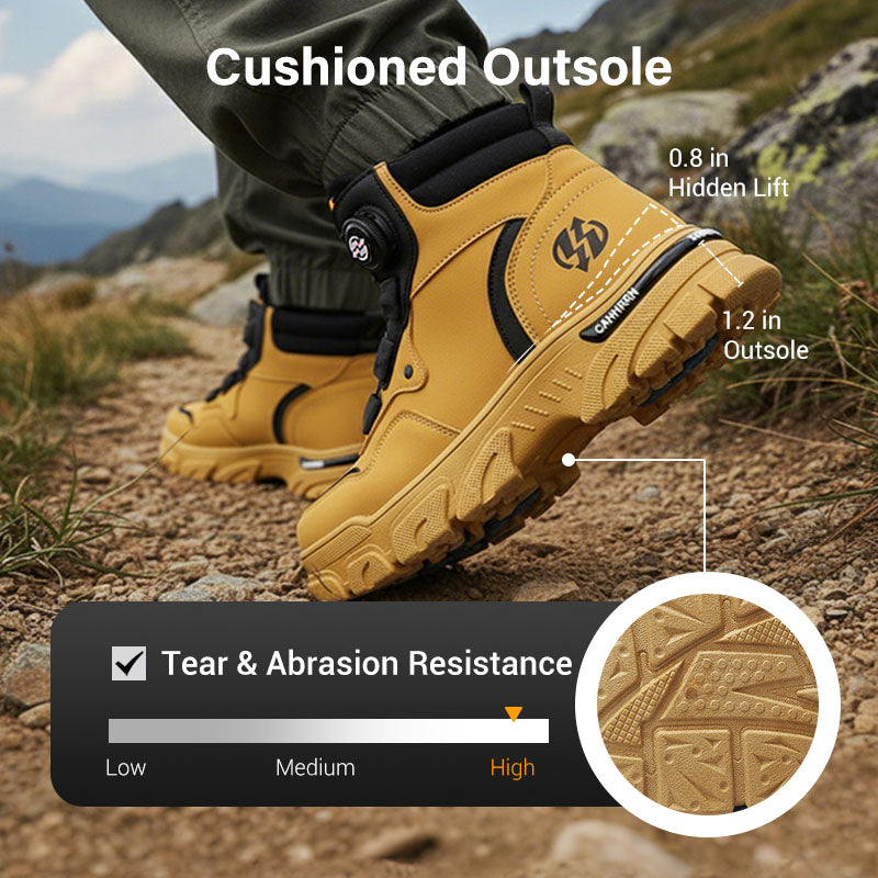 ⏳Time-limited Special⏰Men's outdoor swivel buckle work shoes（Waterproof, Anti-slip,Comfortable and Breathable）