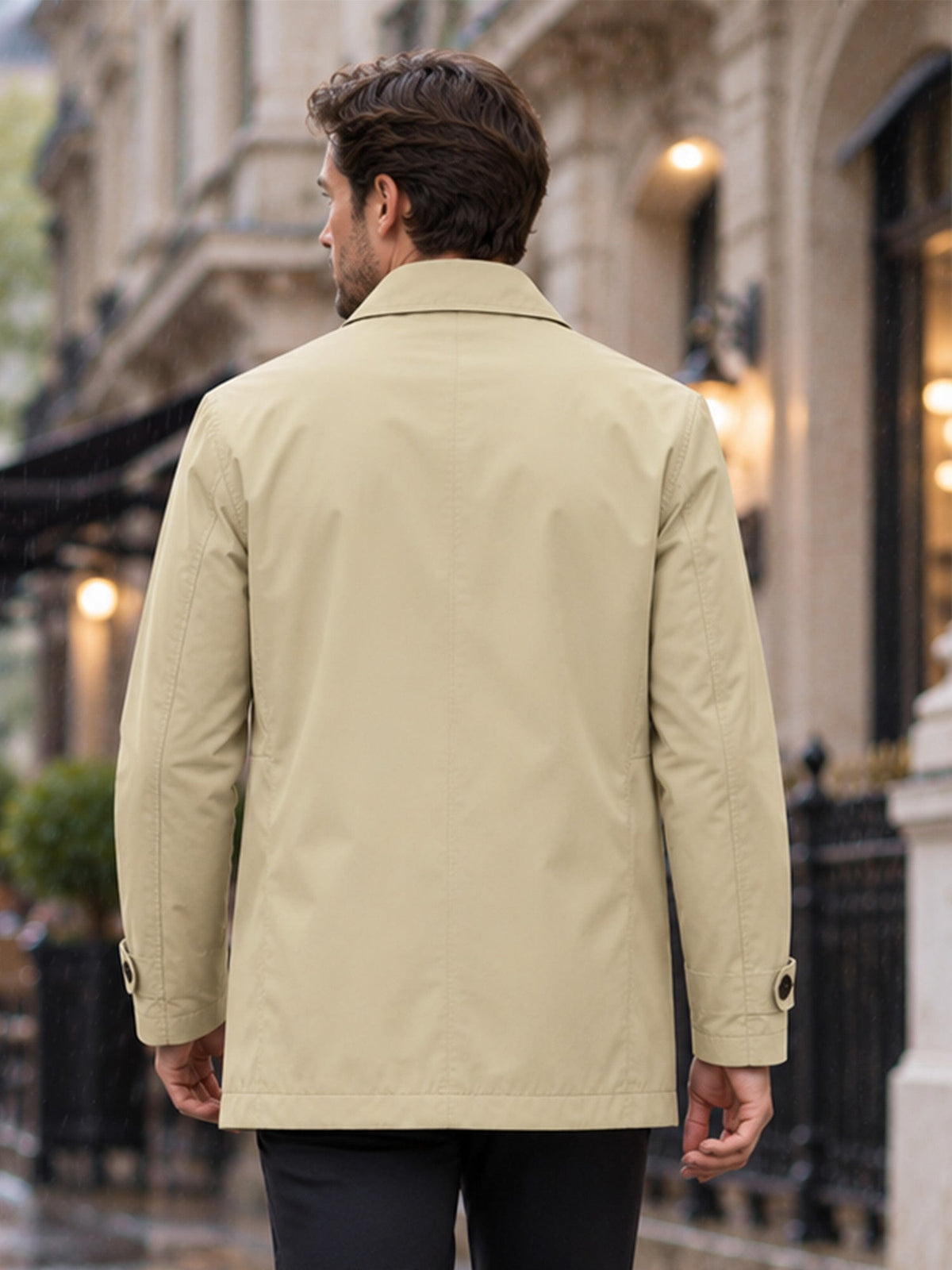 Men's Waterproof Mid-Length Trench Coat【FREE SHIPPING】