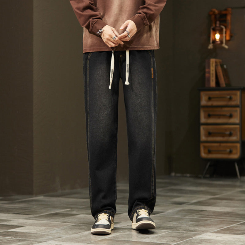 Men's Loose Straight Jeans