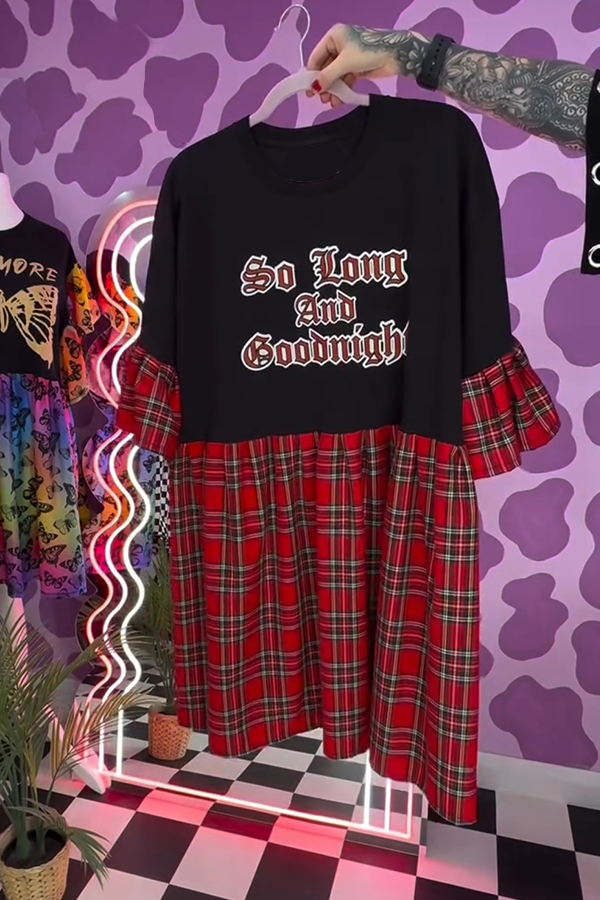 So Long And Goodnight Recycled Dress