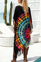Boho Fringe Tunic Dress