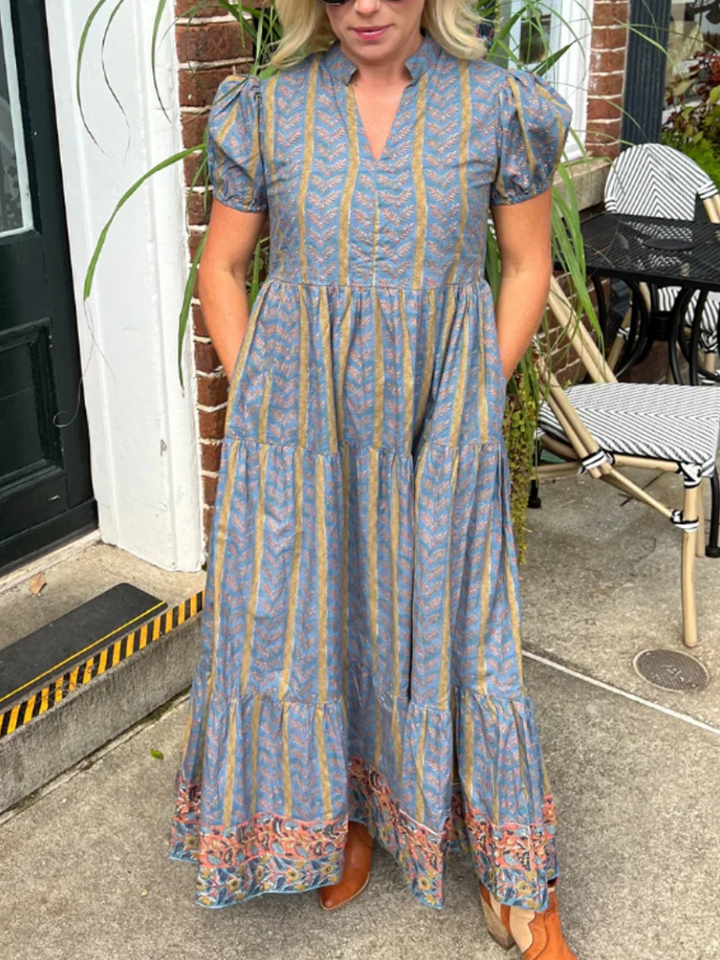 Clover Mini Dress, Vintage Gold