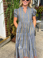 Clover Mini Dress, Vintage Gold