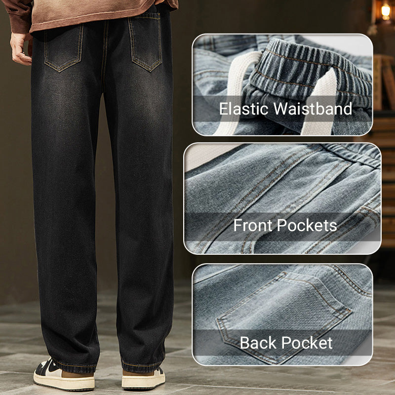 Men's Loose Straight Jeans