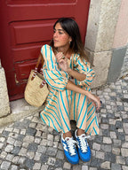 Linen Midi Dress