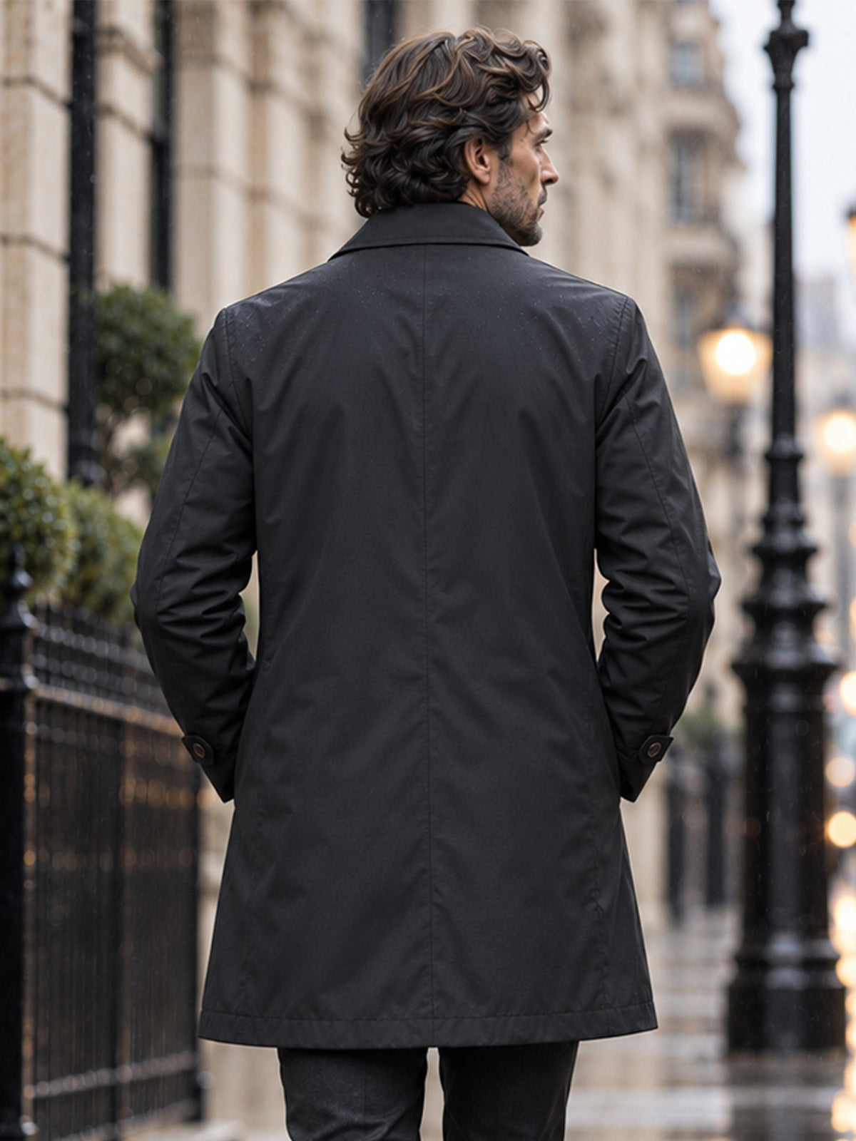 Men's Waterproof Mid-Length Trench Coat【FREE SHIPPING】