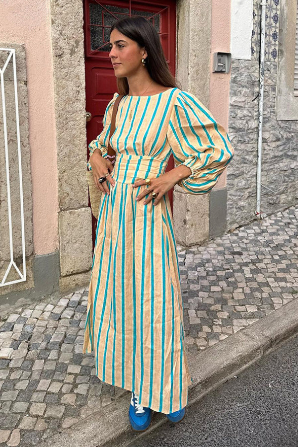 Linen Midi Dress