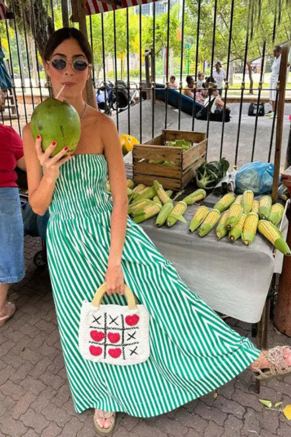 Isabella's Island Tube Top Sleeveless Maxi Dress