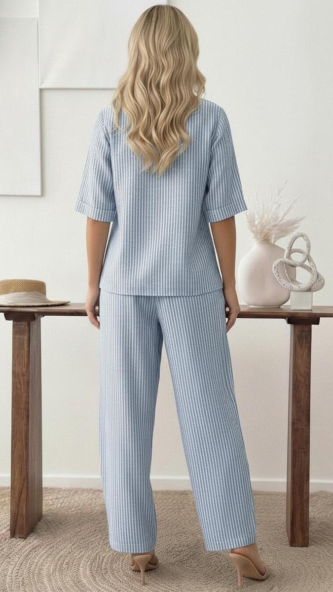 Blue Print Two Piece Set
