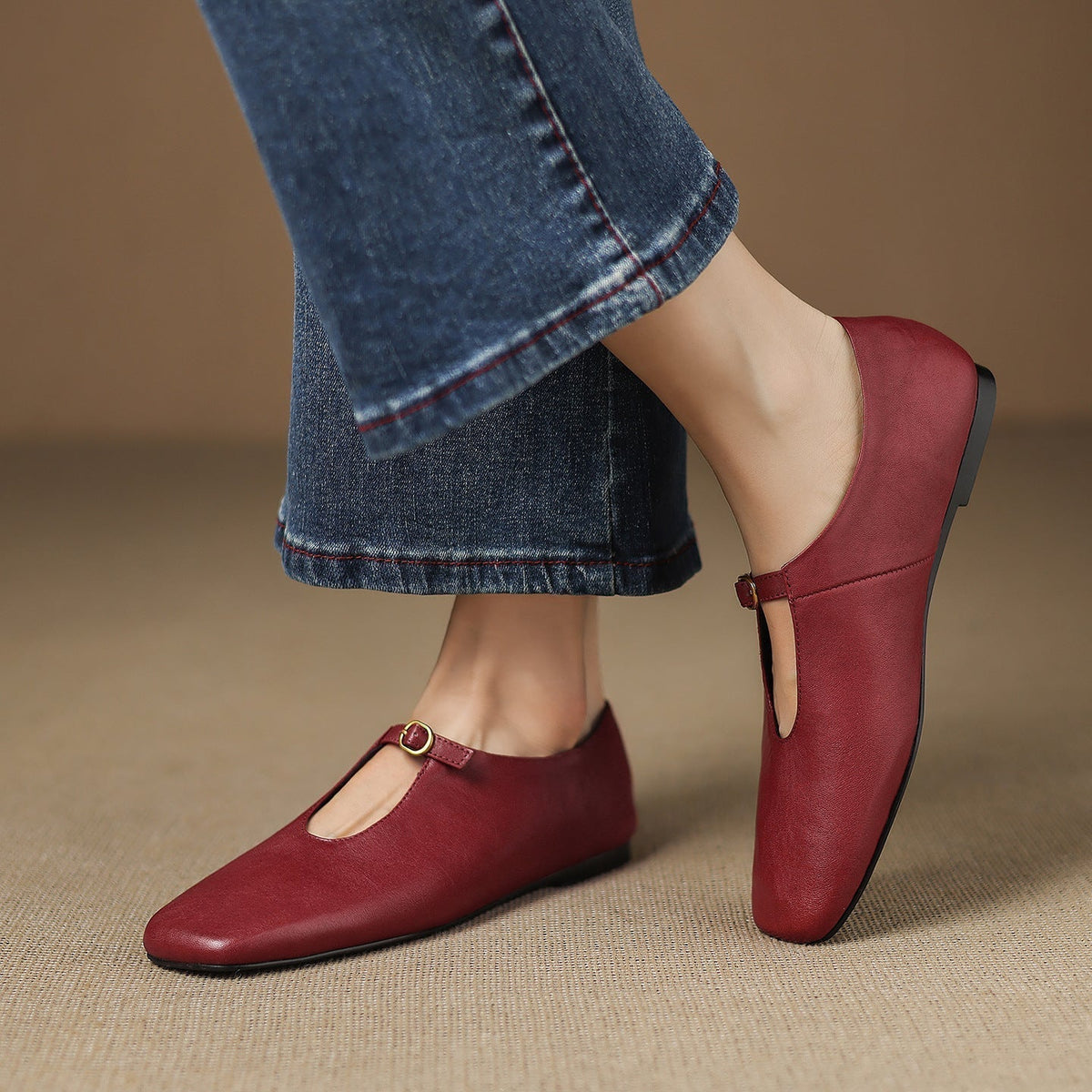 Elspeth | High-Vamp Flat