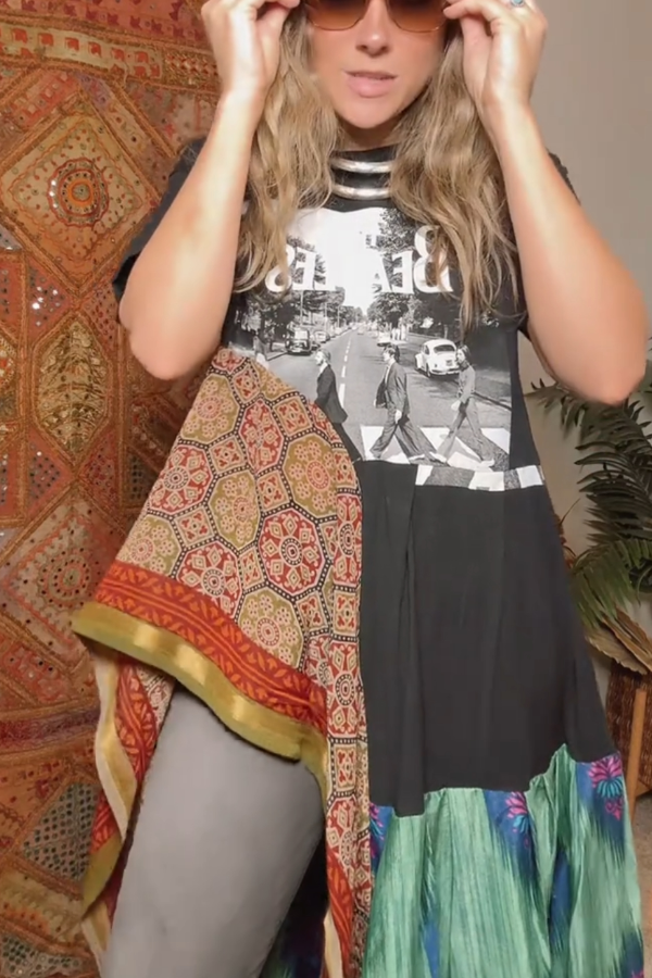 The Beatles Recycled Dress