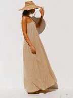 Drawstring Draped Holiday Style Dress
