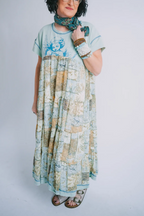 Angel Short Sleeve Green Dress
