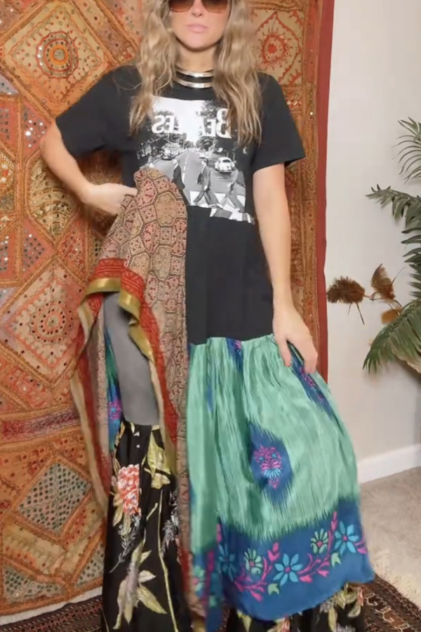 The Beatles Recycled Dress