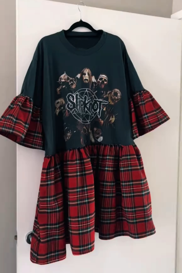 Vintage Slipknot Lowa Recycled Dress