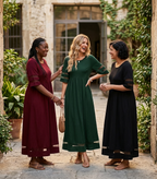 Aubrey™ | Flattering Tummy-Smoothing Midi Dress