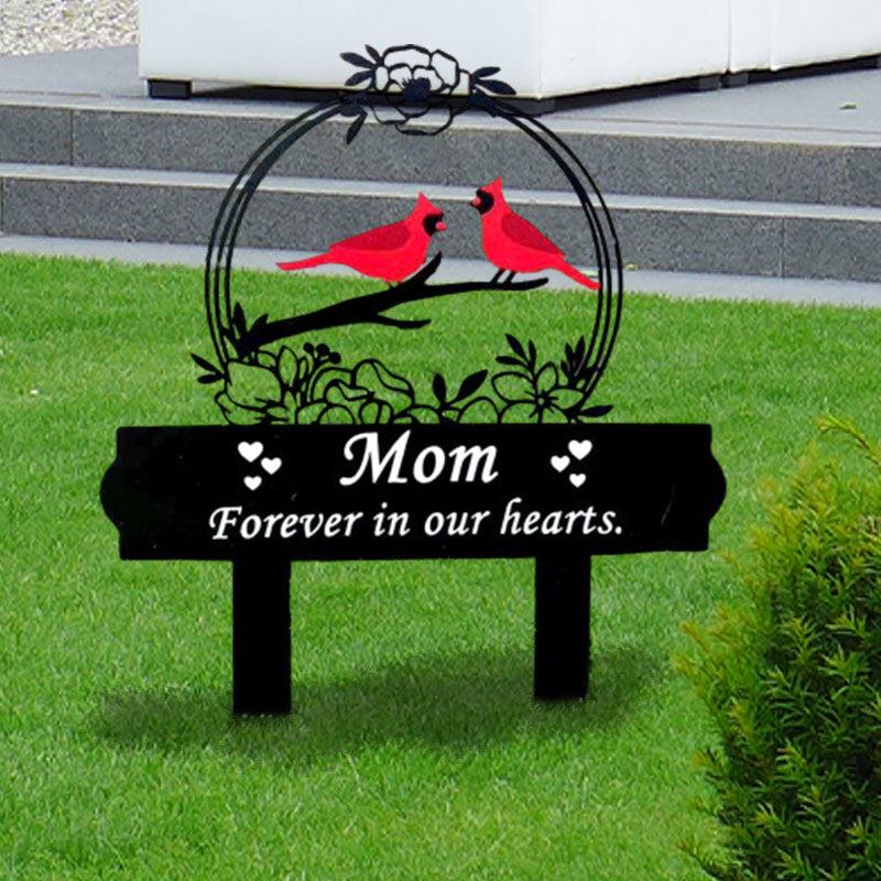 Metal Cemetery Memorial Stake