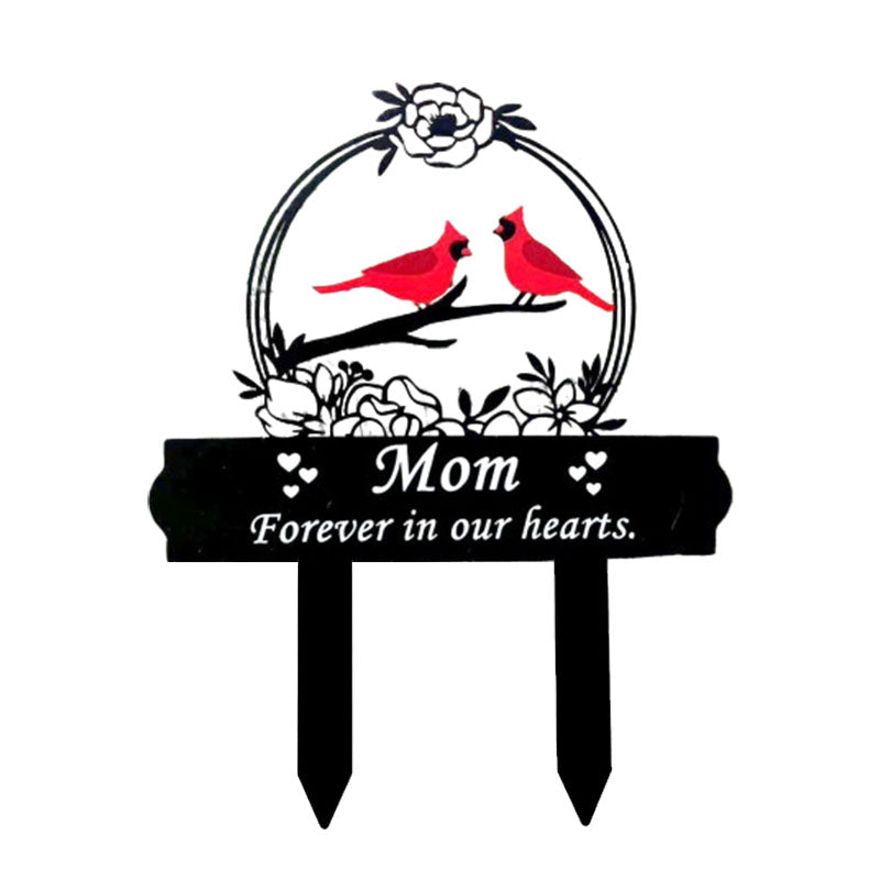Metal Cemetery Memorial Stake