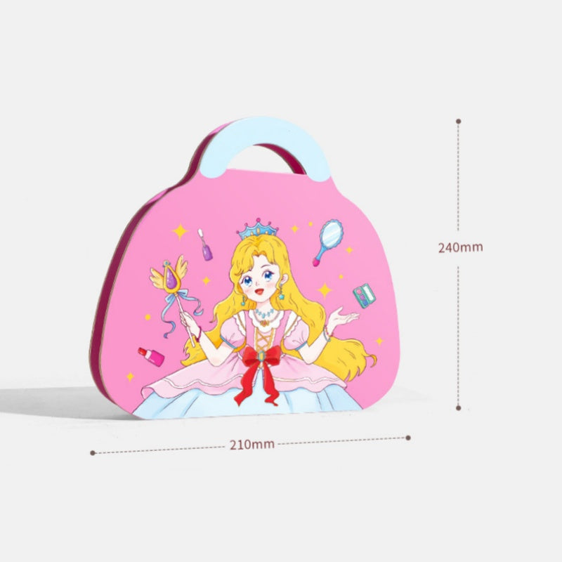 👑 50% OFF NOW! 🎨 Princess Makeup & Shimmer Art Craft Kit – Mess-Free Paper Play, Realistic Fun for Girls ✨