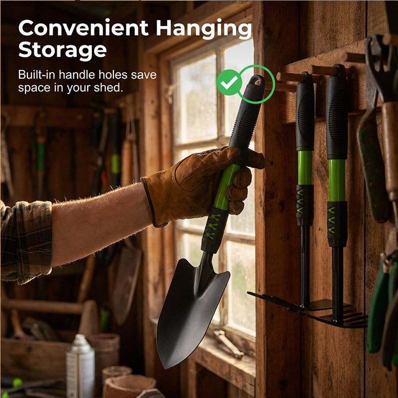Garden Tool Set with Extended Long Handle
