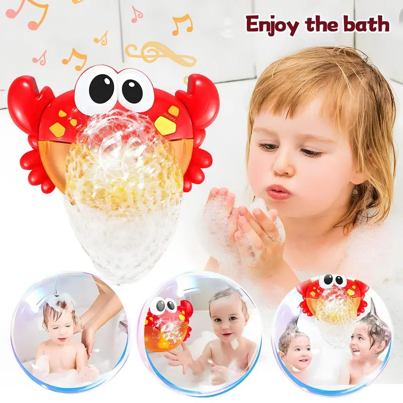 Crab Bubble Machine Bath Toy with Music