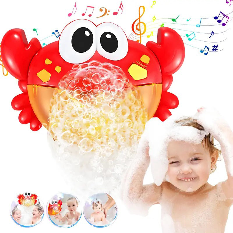 Crab Bubble Machine Bath Toy with Music
