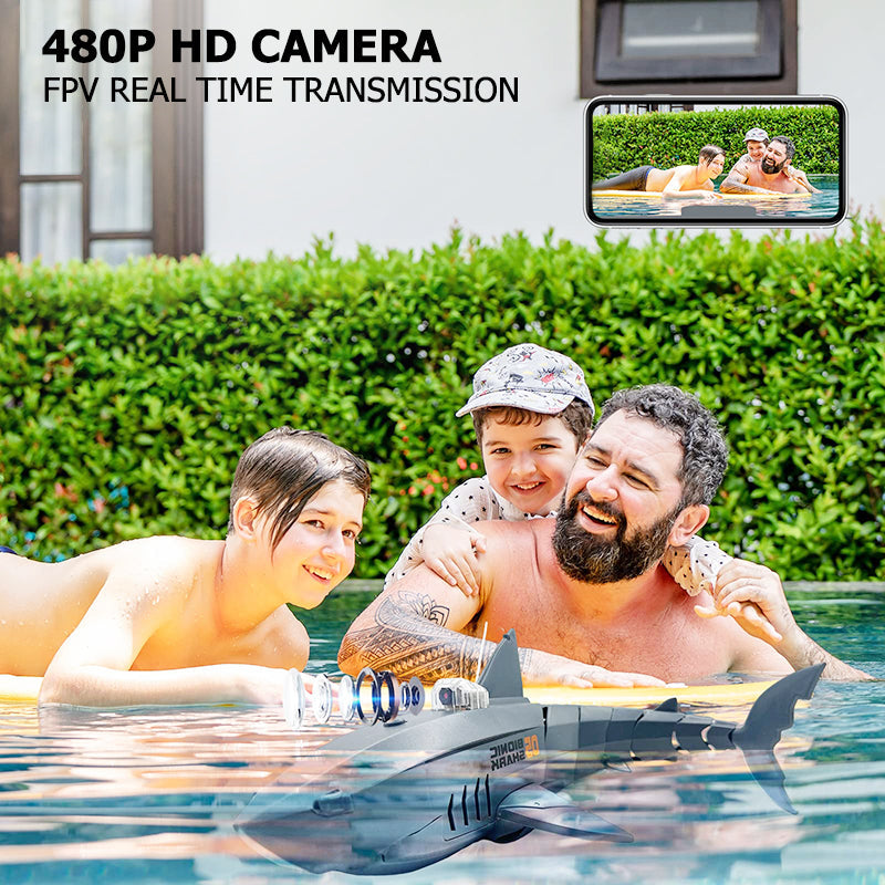 🦈2.4G wireless control of underwater shark camera drone