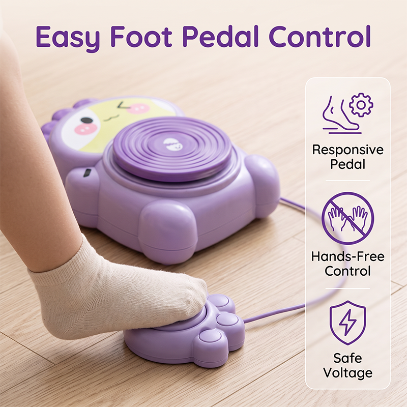 🔥Limited-time 50% OFF🎁Kids Electric Pottery Wheel DIY Clay Craft Kit🏺🪐