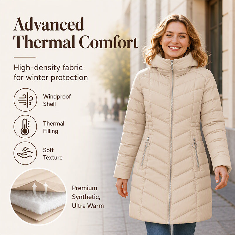 ⌛Limited-Time Offer🛍️ Women's Winter Insulated Hooded Coat