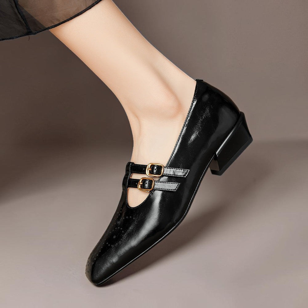 Marisol | Brogued Dual-Strap Pump